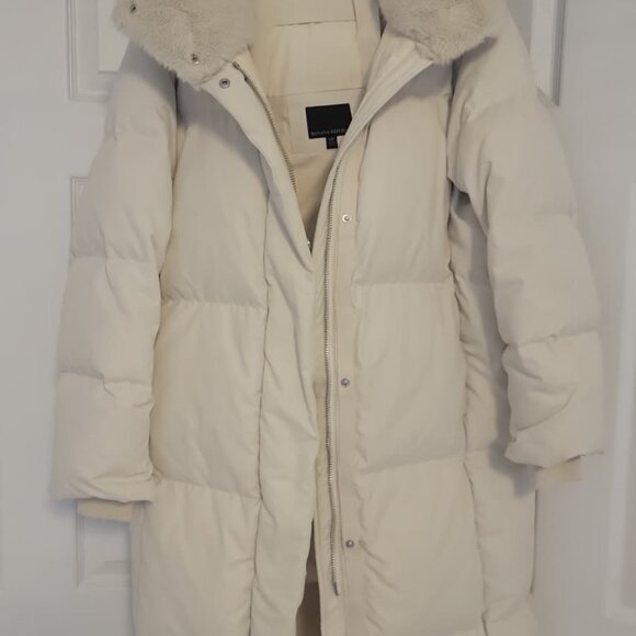 Puffer coat by Banana Repulic, cream, size S - Picture 2 of 9